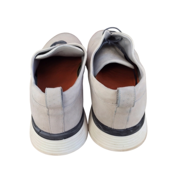 Wolf & Shepherd Gray Suede Oxford Dress Shoes main image 4